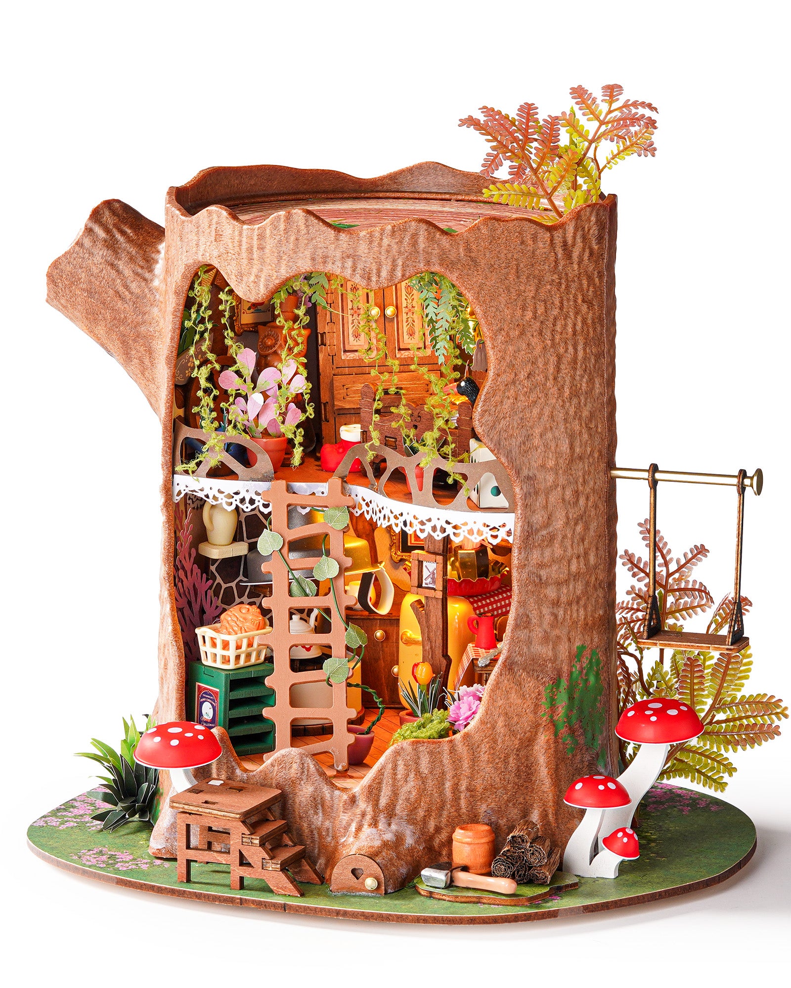 Maison de Poupée Arbre Féérique 3D