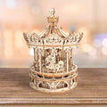 Carrousel Romantique 3D en Bois
