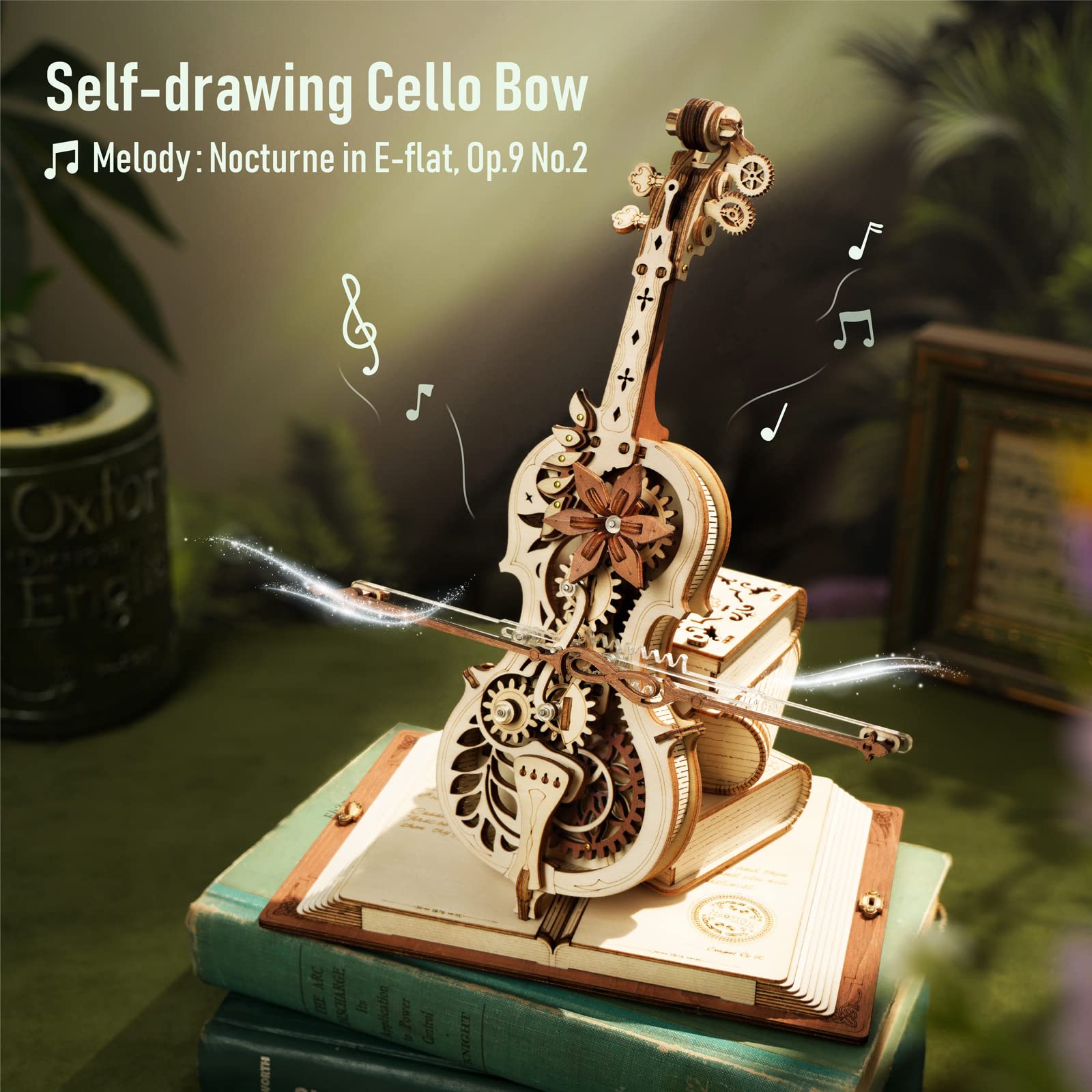 Violoncelle Magique 3D en Bois 2