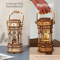 Lanterne Musicale 3D en Bois