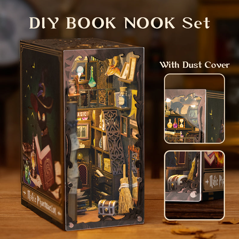 BookNook le Pharmacien Magique 3D en bois