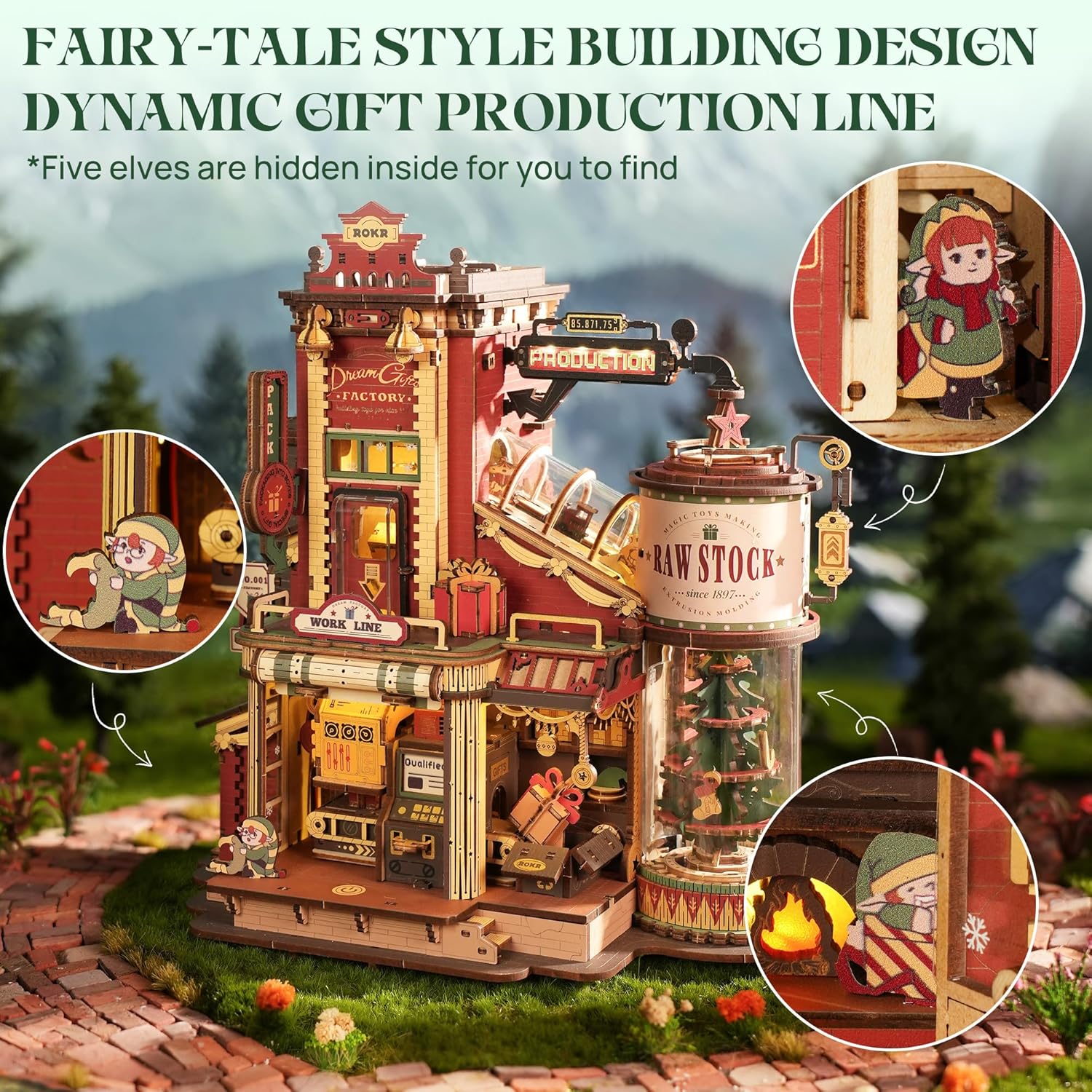 Usine de Cadeaux 3D en Bois