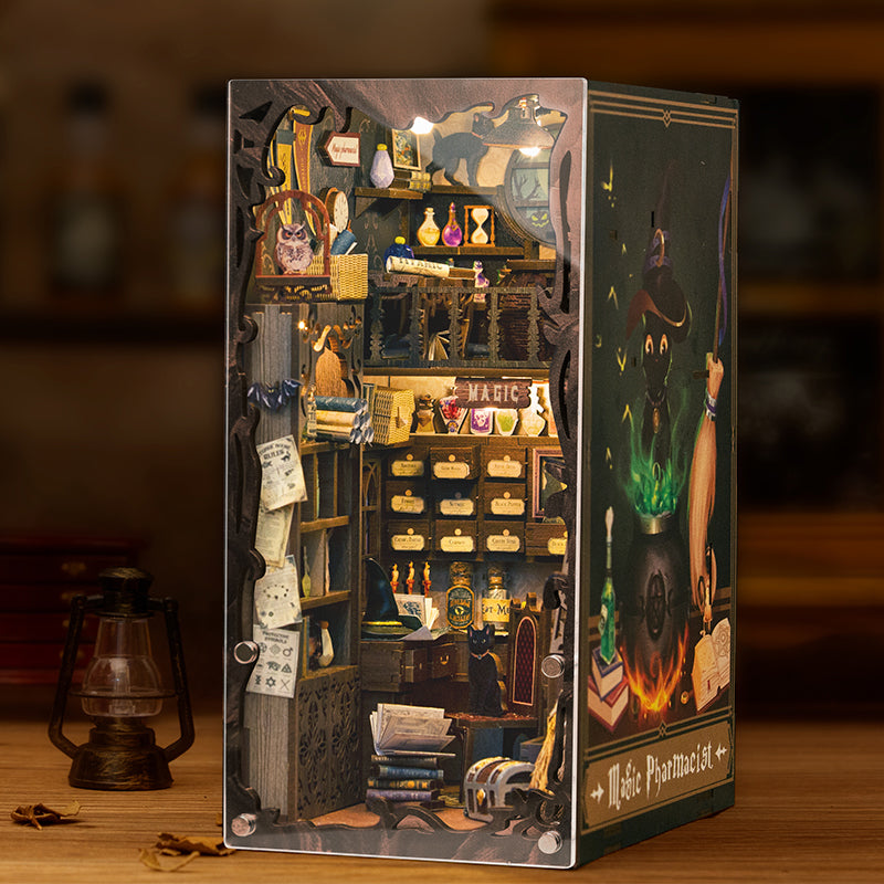 BookNook le Pharmacien Magique 3D en bois