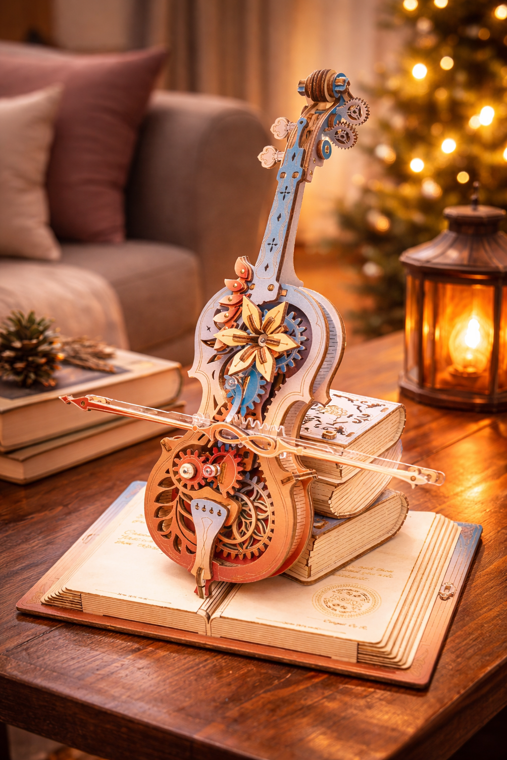 Violoncelle Magique 3D en Bois