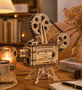Projecteur Cinéma Rétro 3D en Bois