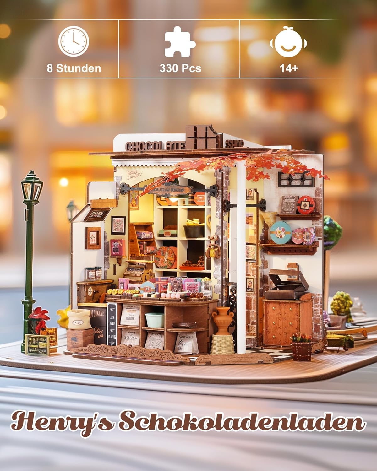 Chocolaterie 3D avec LED