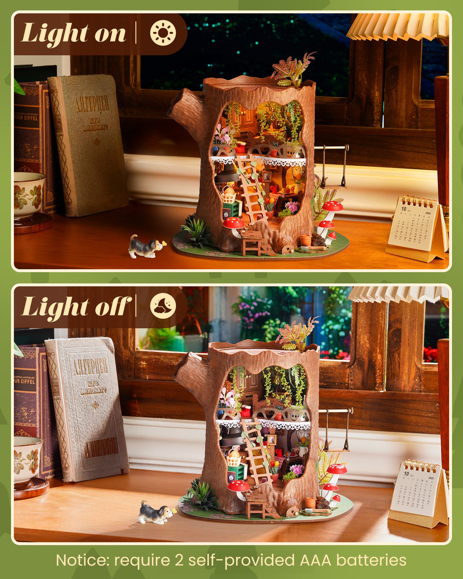 Maison de Poupée Arbre Féérique 3D